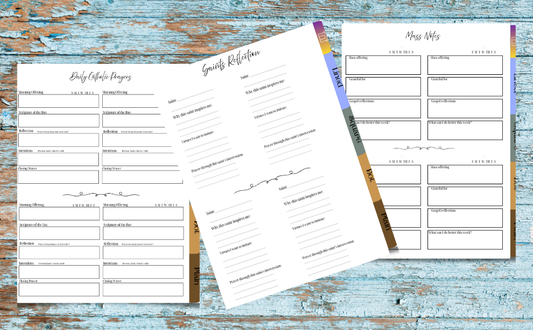 Digital Catholic Prayer Journal