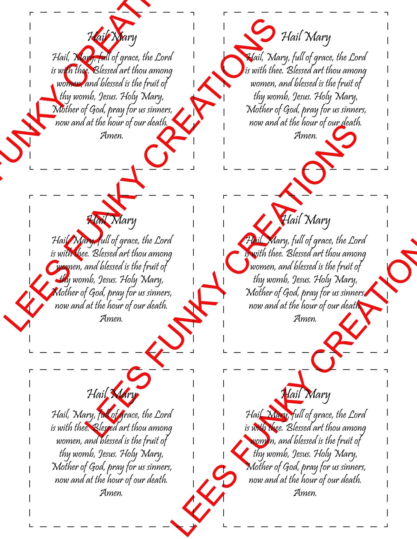 Digital Catholic Pocket Prayer Quilt Quotes-Digital file